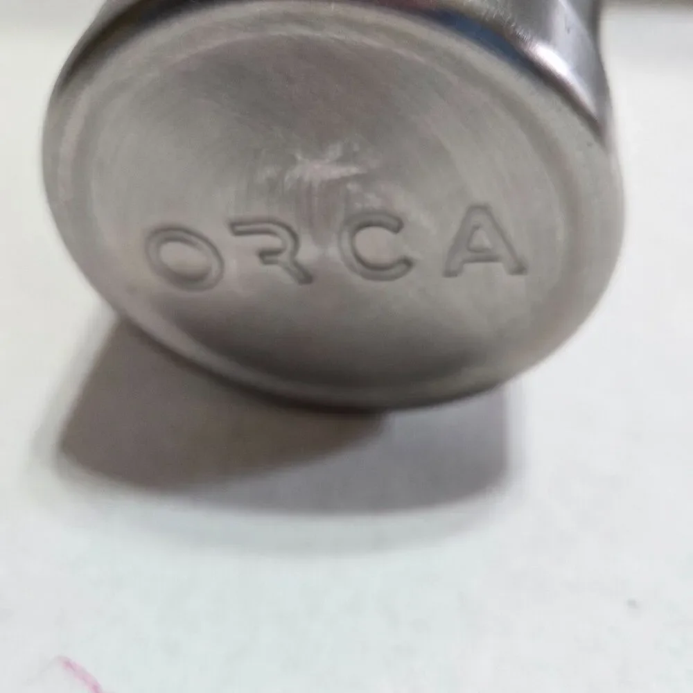 ORCA Chaser 27 oz Stainless Steel Insulated Tumbler with Transparent Lid Silver